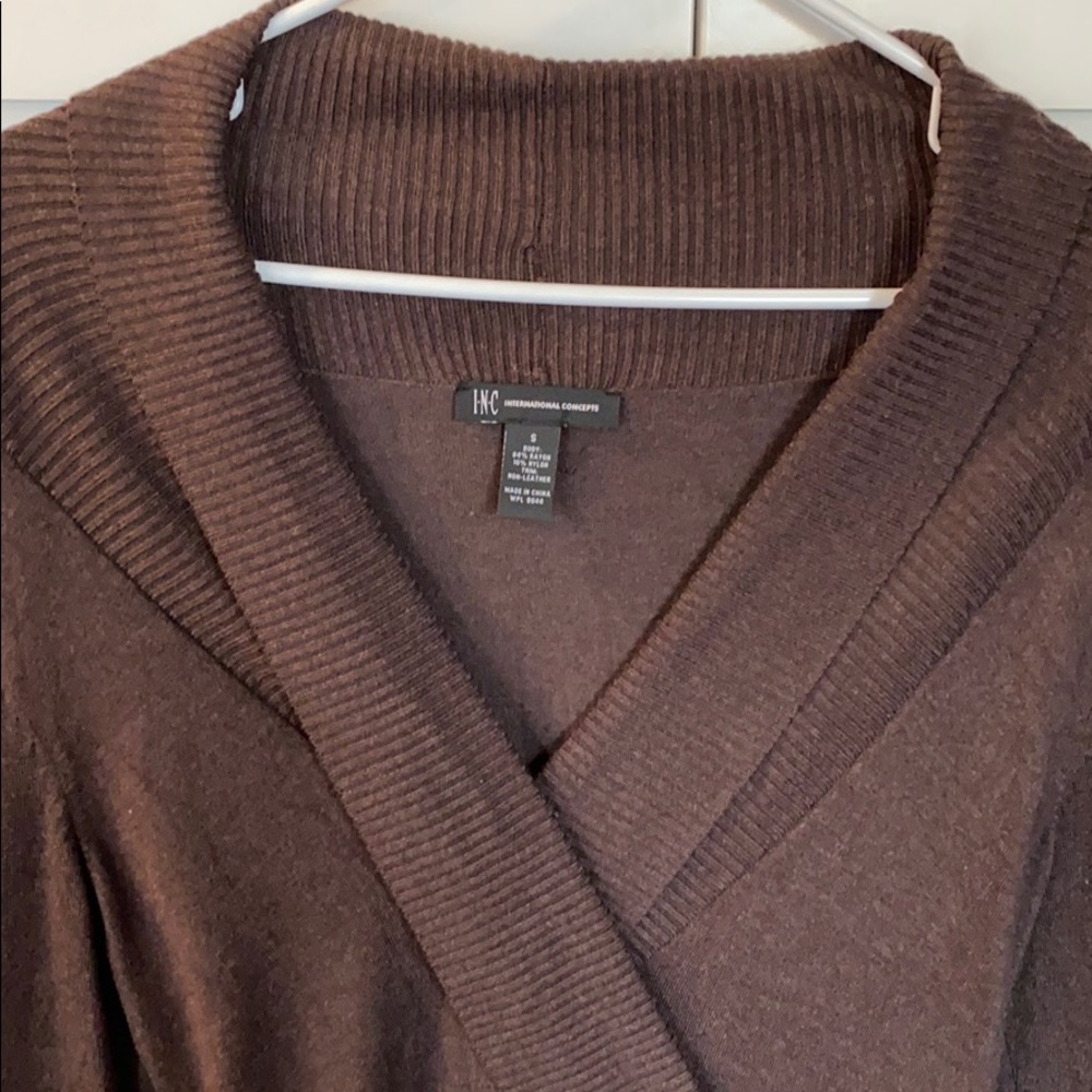 INC Brown Tunic - Picture 3 of 5